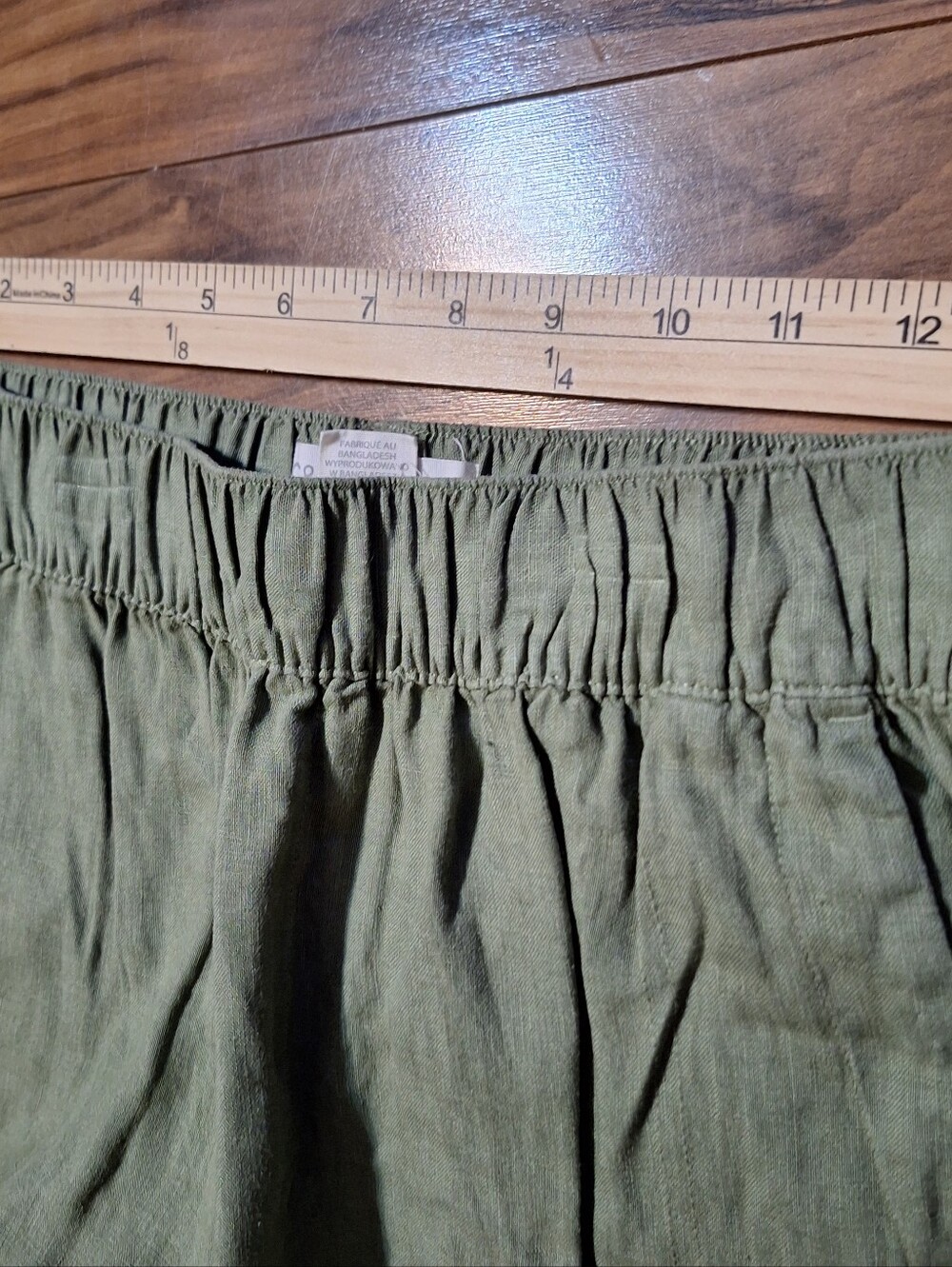C& C California Womens S Cargo Wide Leg Pants Beach 100% Linen Resort Breathable - Picture 6 of 7